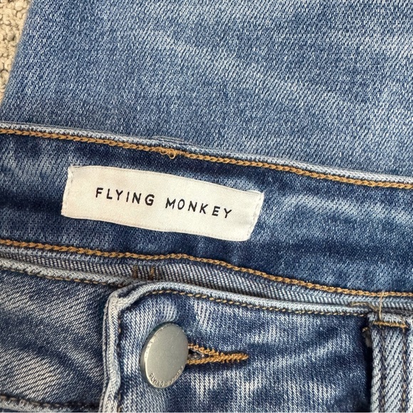 Flying Monkey Blue Straight Leg Jeans - Picture 3 of 4